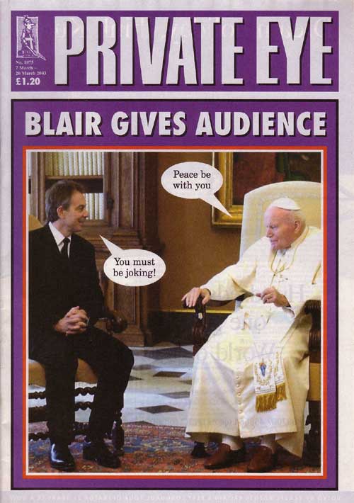 Tony Blair Pope John Paul II