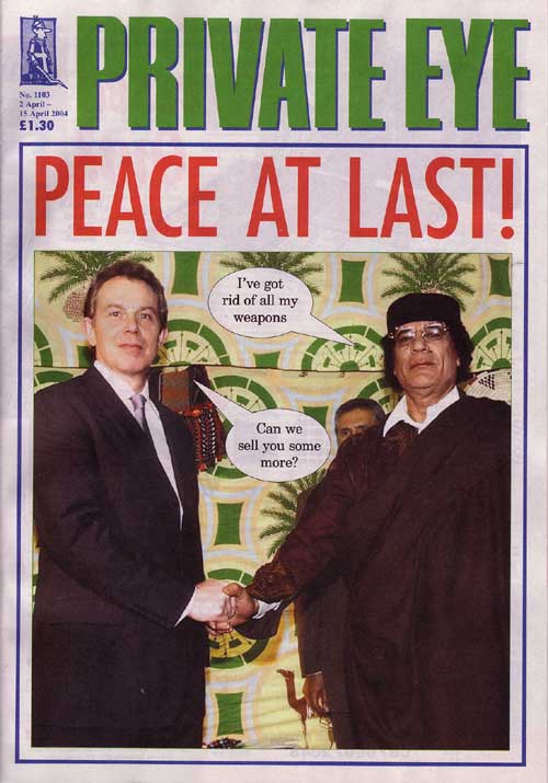 Tony Blair Colonel Gaddafi