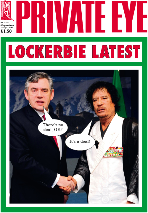 Gordon Brown Colonel Gaddafi