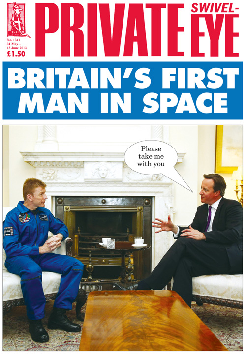 Tim Peake David Cameron