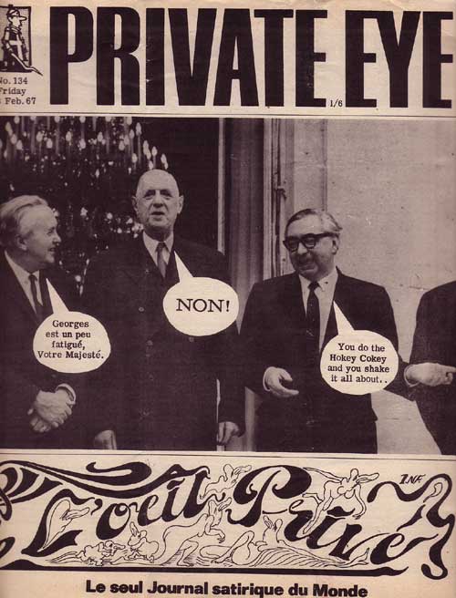 George Brown Harold Wilson Charles De Gaulle