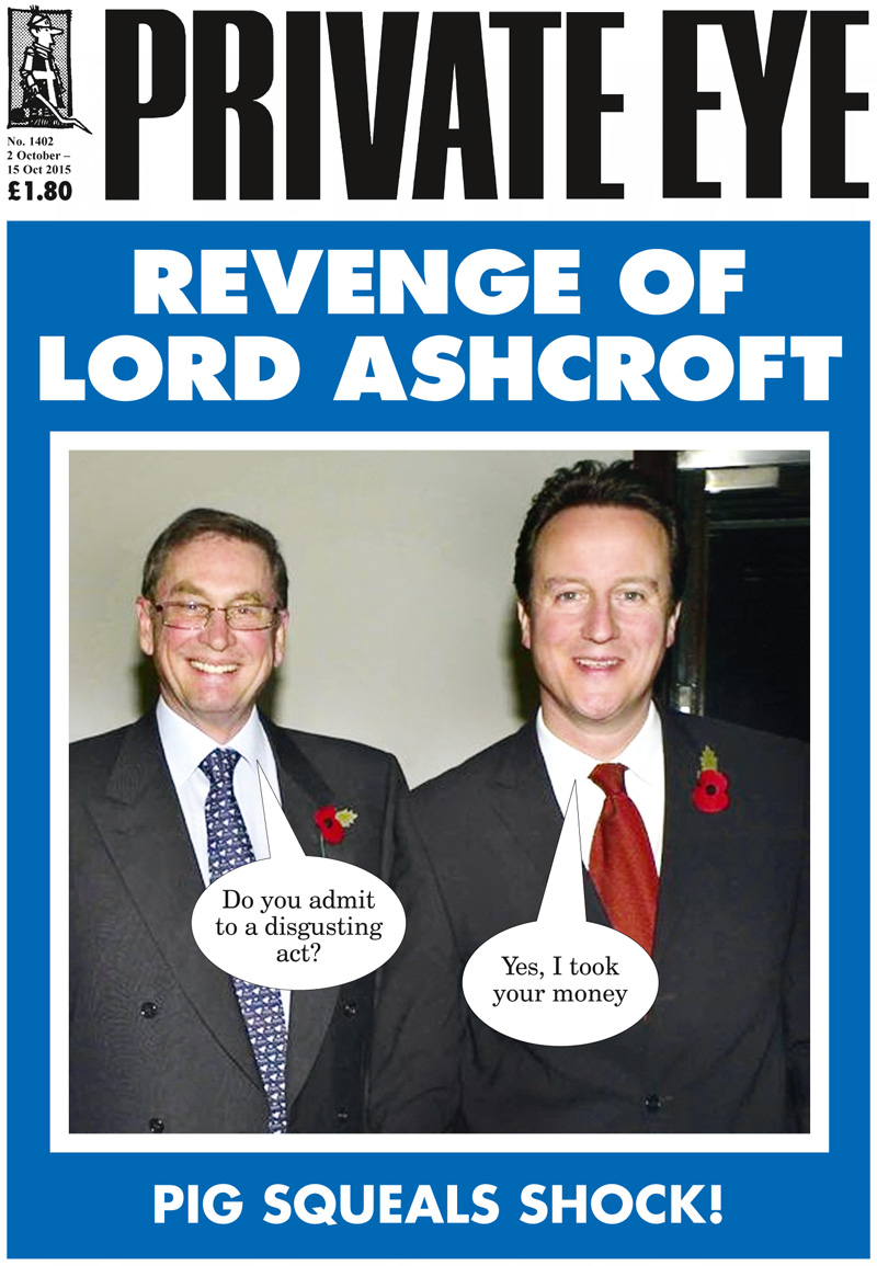 David Cameron Michael Ashcroft