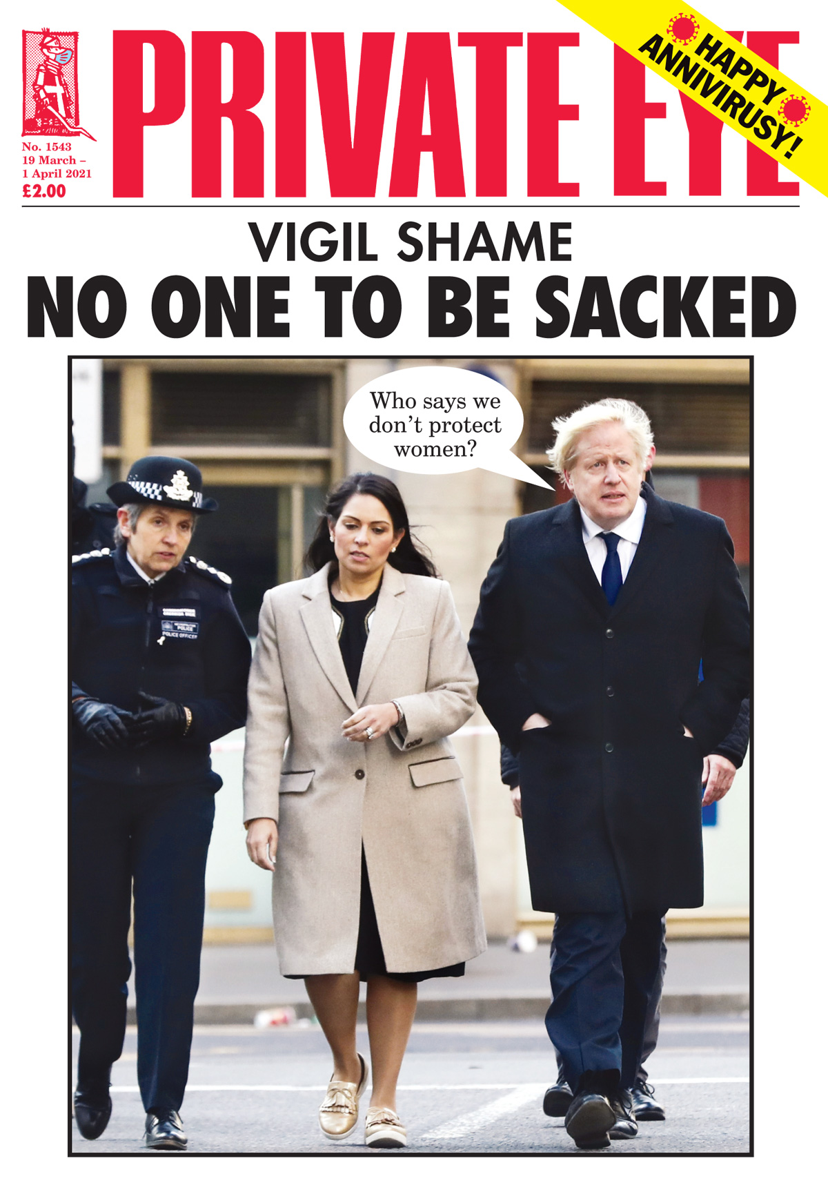 Boris Johnson Priti Patel Cressida Dick