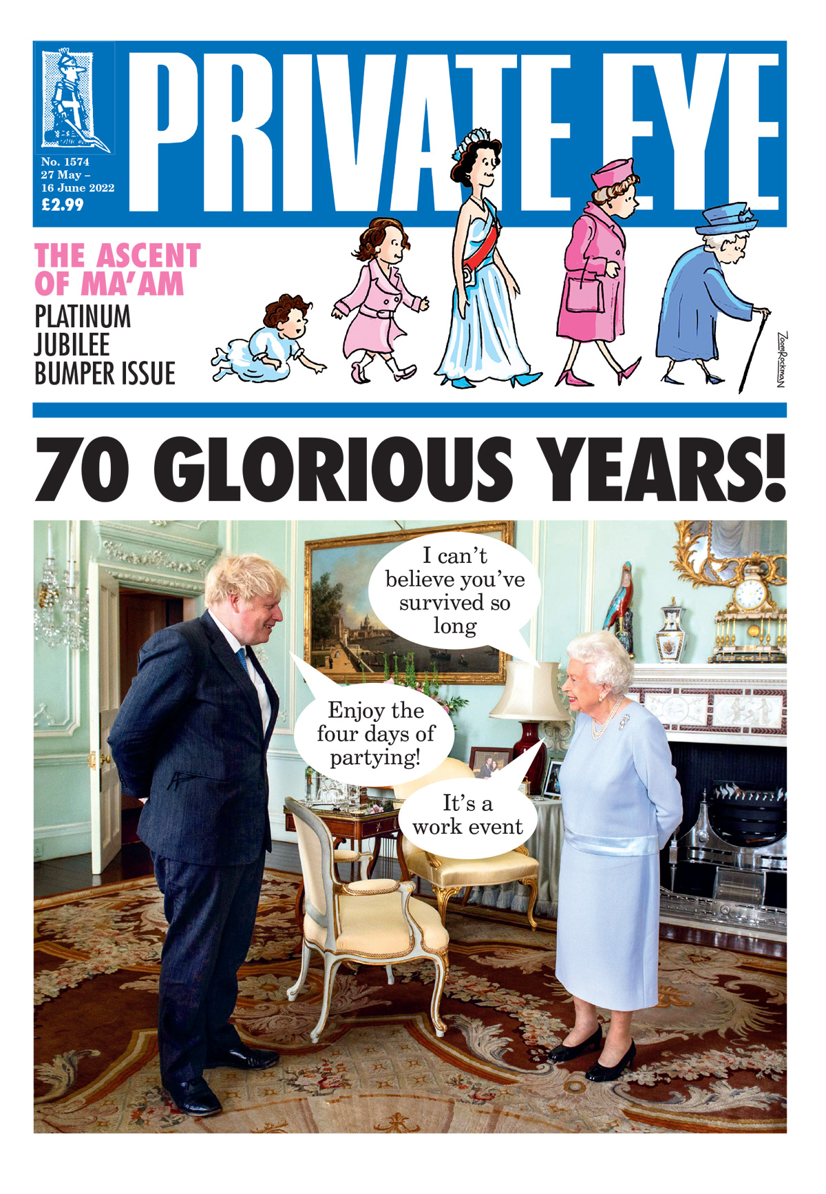 Private Eye Magazine on X: Boris Johnson blundering into