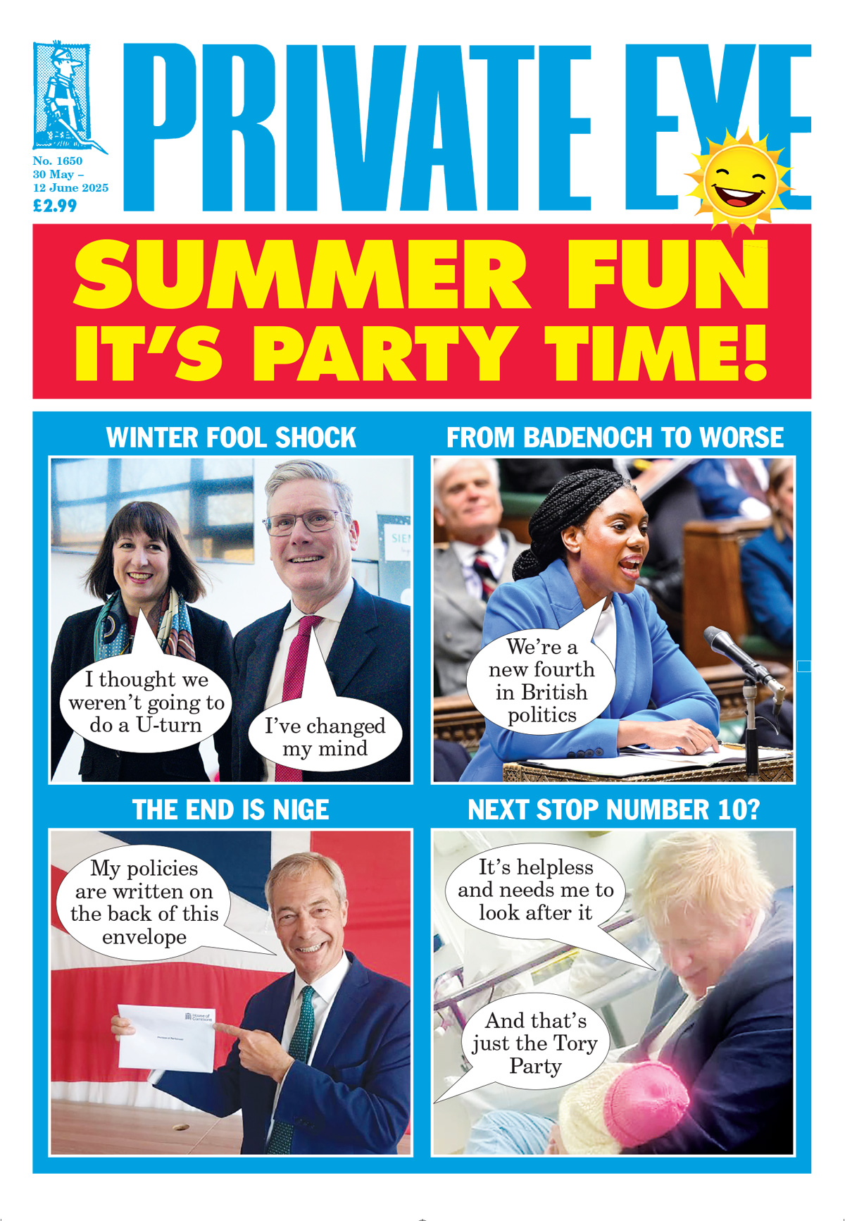 Keir Starmer Rachel Reeves Kemi Badenoch Nigel Farage Boris Johnson 