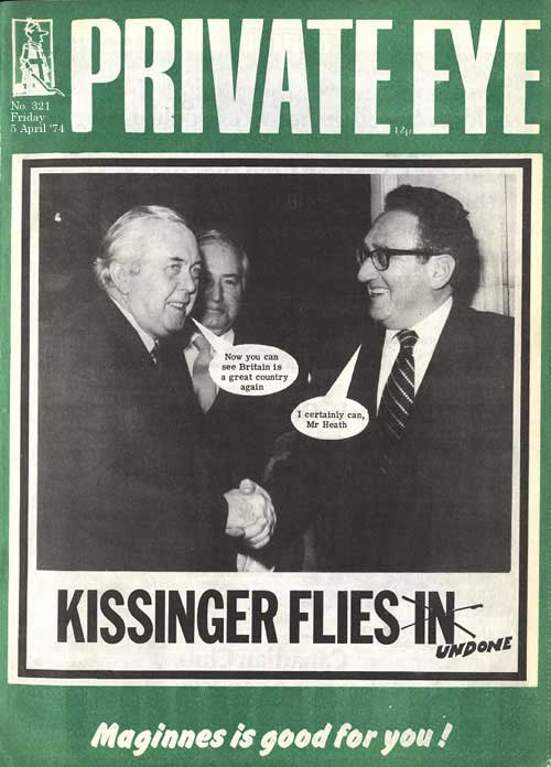 Harold Wilson Henry Kissinger