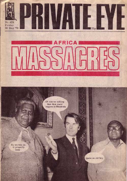 David Owen Joshua Nkomo Robert Mugabe