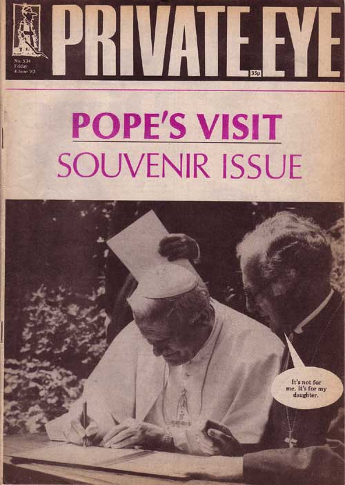 Pope John Paul II Robert Runcie