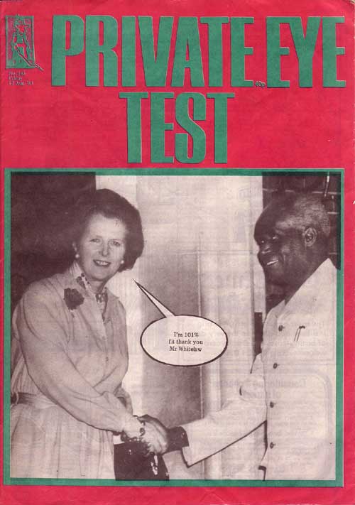 Margaret Thatcher Kenneth Kaunda