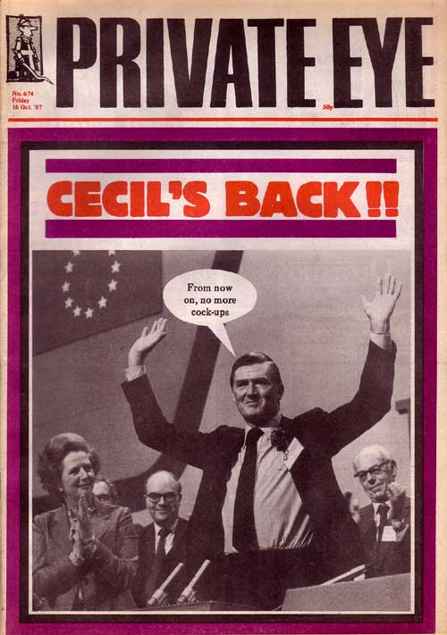 Cecil Parkinson Margaret Thatcher Denis Thatcher