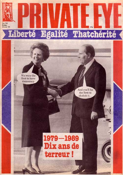 Margaret Thatcher Francois Mitterrand