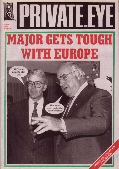 Helmut Kohl John Major