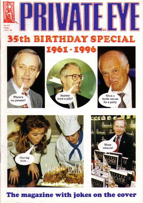 Neil Hamilton John Major James Goldsmith Sarah Ferguson Jeffrey Archer